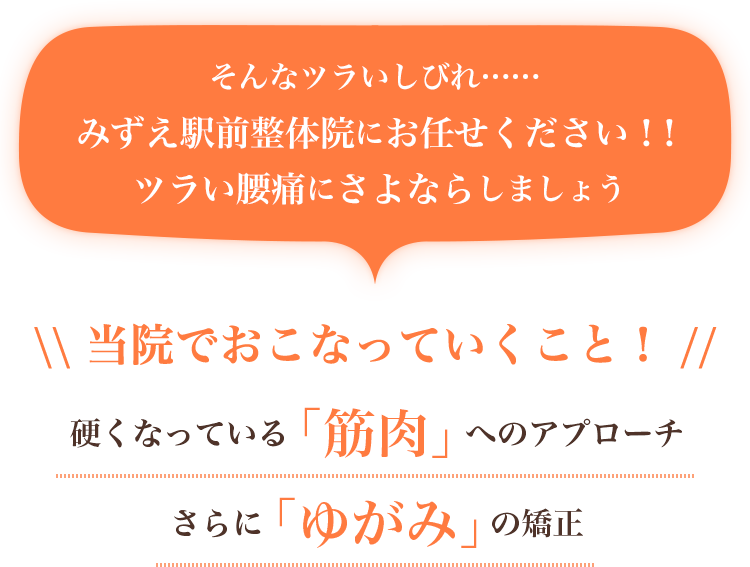 そんなツラいしびれ……みずえ駅前整体院にお任せください！！ツラいしびれにさよならしましょう